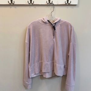 Calvin Klein - velour sweatshirt